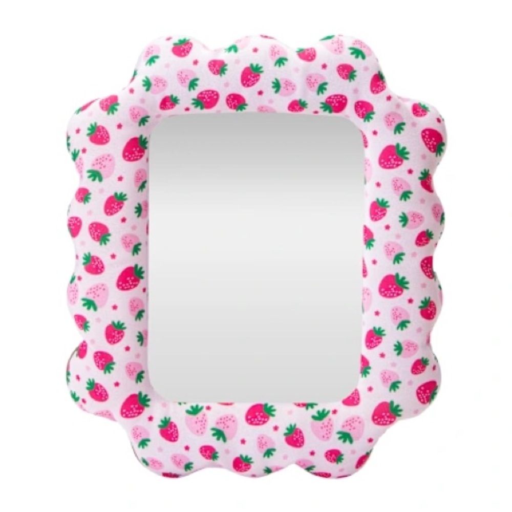 Cerra Fabric Strawberry Printed Mirror